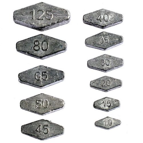 1684_0 Ciężarek FUX Płaski 80g