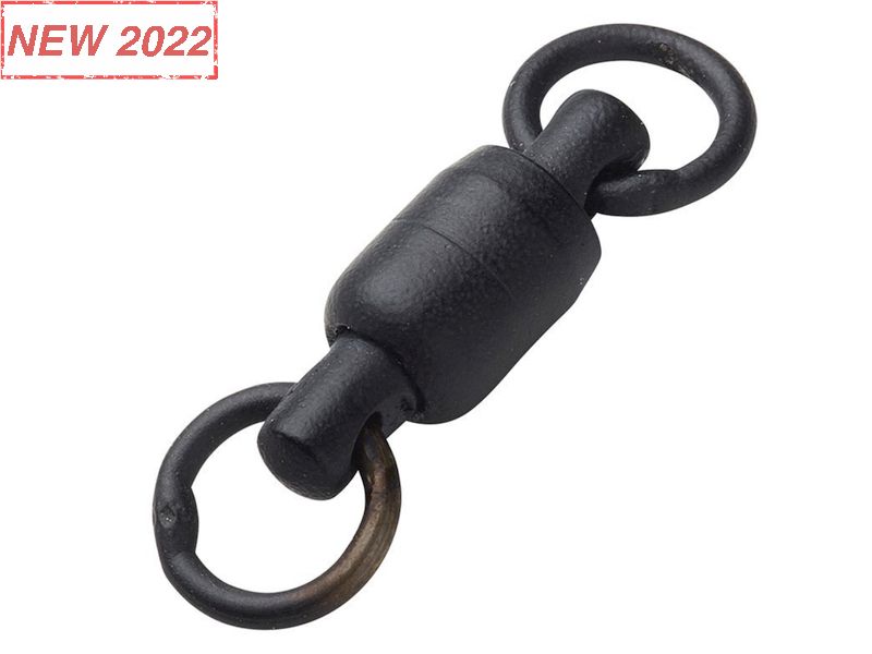 44724_0 Krętlik DAM MADCAT Stainless Ball Bearing Swivel Nr 4 130 kg Black x3