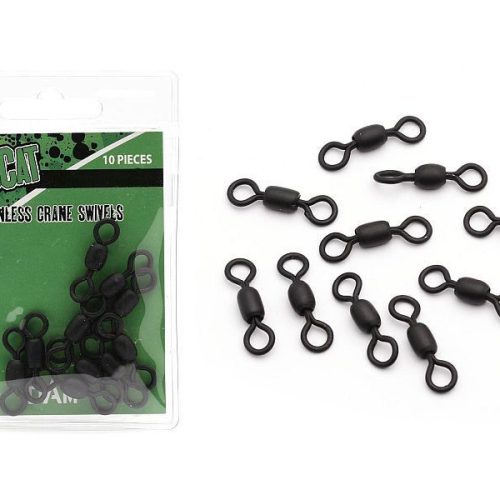 48312_0 Krętlik DAM MADCAT Stainless Crane Swivel Nr 1 100 kg Black x10