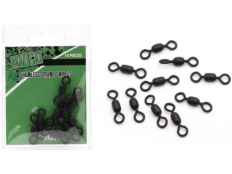 48312_0 Krętlik DAM MADCAT Stainless Crane Swivel Nr 1 100 kg Black x10