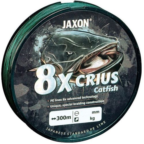 Plecionka JAXON Crius X8 CatFish 300m 0.50mm Green